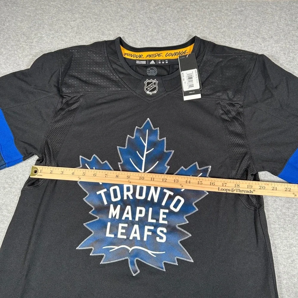 Adidas Toronto Maple Leafs x Drew House Jersey Size 50 Black‎ Alternate NHL NEW
